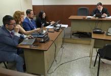 Juez Marco Antonio Villeda rechazó la petición del MP y abogado Omar Barrios para reactivar la rebeldía en contra de la exfiscal Virginia Laparra. Foto La Hora: Fabricio Alonzo