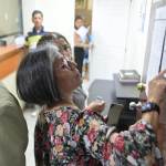 Juzgado Sexto Penal suspendió nuevamente audiencia para conocer argumentos de la abogada Claudia González. Foto La Hora: Fabricio Alonzo