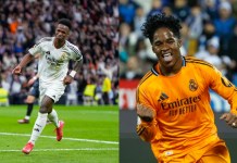 Copa del Rey: El once titular del Real Madrid para medirse a la Real Sociedad con tridente brasileño Real Madrid y Real Sociedad se juegan su pase a la gran final de la Copa del Rey esta noche en el Santiago Bernabéu.. Foto La Hora: EFE.