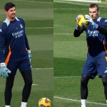 Courtois y Lunin presentan problemas físicos