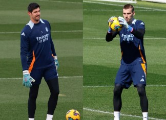 Courtois y Lunin presentan problemas físicos