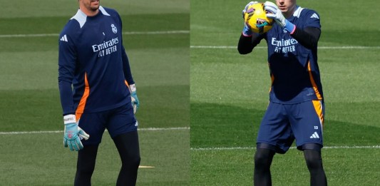 Courtois y Lunin presentan problemas físicos