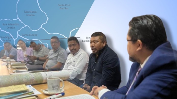 Diálogo sobre la delimitación territorial entre Santa Eulalia y San Mateo Ixtatán. Foto La Hora Ministerio de Agricultura Ganadería y Alimentación