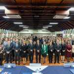 Varios jefes de bloque no asistieron a la instancia de jefes de bloque en el Congreso este 7 de abril, pero si a una reunión en la Corte de Constitucionalidad. Foto: CC