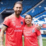 Dos leyendas en una fotografía: Ana Lucía Martínez y Sergio Ramos juntos
