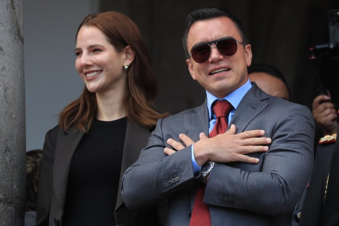 El mandatario de Ecuador, Daniel Noboa, se encuentra en Miami, Estados Unidos, y se prevé que regrese a su país este martes. Foto La Hora: EFE.