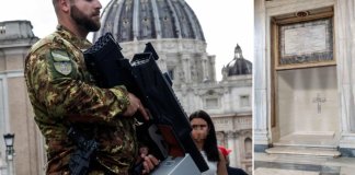 El Vaticano despliega riguroso esquema de seguridad para el entierro del papa Francisco