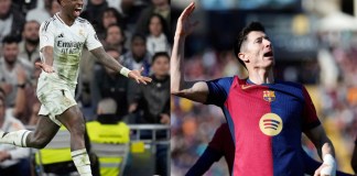 El Barcelona y Real Madrid son los dos equipos clasificados a la gran de la Copa del Rey de este 2024-2025.. Foto La Hora: AP.