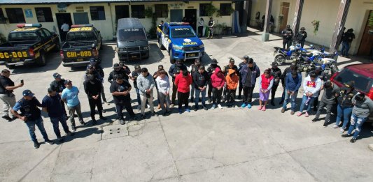 Como resultado del operativo "Cisnes Grises", la Policía Nacional Civil (PNC), reporta la identificación de 83 personas, presuntamente extorsionistas.