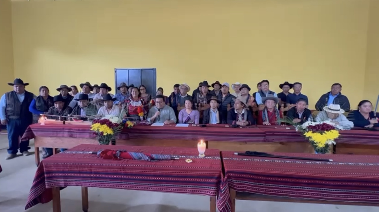 Autoridades indígenas denuncian «terrorismo judicial» y exigen cese de criminalización de Pacheco y Chaclán