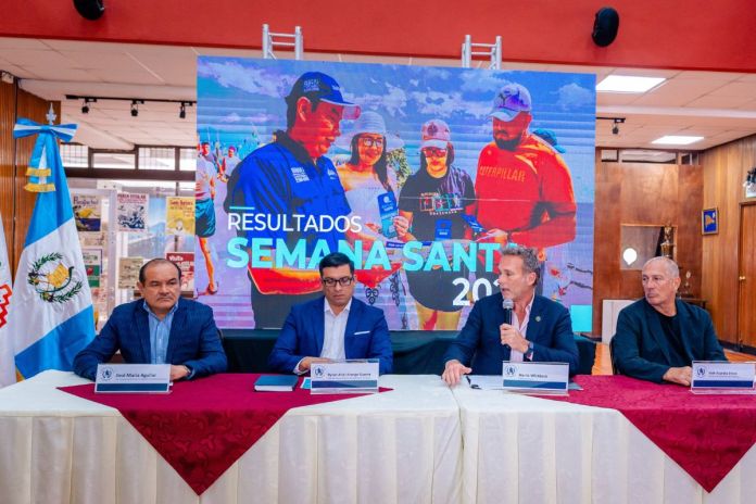 Presentación de resultados de Semana Santa del Instituto Guatemalteco de Turismo. Foto La Hora: Inguat