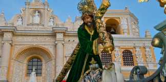 La consagrada imagen de Jesús Nazareno de la Merced, de la Antigua Guatemala. Foto La Hora: Oficial Jesús de la Merced Facebook.