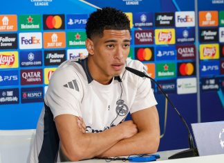 Jude Bellingham en rueda de prensa previo al Real Madrid vs Arsenal