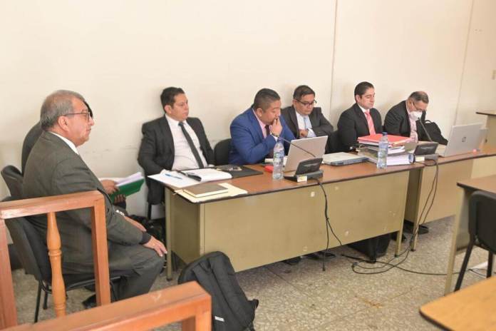 Juicio Stuardo Campo Exfiscal Stuardo Campo continua en juicio ante el Tribunal Décimo de Sentencia Penal. Foto La Hora: Fabricio Alonzo