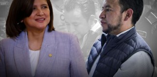 Karin Herrera se pronuncia ante la captura de Luis Pacheco. Foto La Hora: Vicepresidencia / Fabricio Alonso