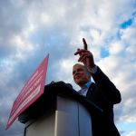 Primer Ministro canadiense, Mark Carney, en un discurso brindado durante su campaña electoral. Foto La Hora: AP