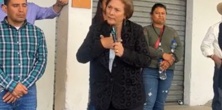 La alcaldesa del municipio de Aguacatán expresó que los disturbios realizados por comerciantes serían impulsados por diversos grupos políticos. Foto La Hora: Cortesía