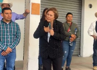 La alcaldesa del municipio de Aguacatán expresó que los disturbios realizados por comerciantes serían impulsados por diversos grupos políticos. Foto La Hora: Cortesía