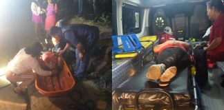 El Cuerpo Voluntario de Bomberos (CVB), dieron a conocer el rescate de una mujer, que por causas que aún se desconocen habría caído a una hondonada.