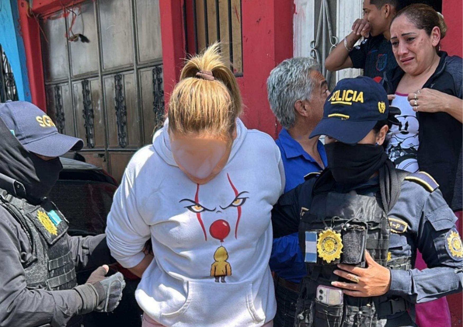 PNC: Hija de «El Brown» presunto líder de la Mara Salvatrucha es capturada en Villa Nueva