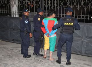 Presunto responsable de ataque armado en Quetzaltenango. Foto La Hora: PNC