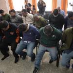 Juzgado Décimo Penal inició primera declaración en contra de 16 personas señalada de pertenecer a la banda Piratas de la Muerte. Foto La Hora: Fabricio Alonzo