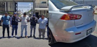 Tres presuntos estafadores son capturados tras intentar vender por redes sociales un vehículo con reporte de robo