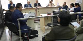 Sala Segunda de Apelaciones Penal confirmó a juez Aurora Gutiérrez para caso Fugas. Foto La Hora: Fabricio Alonzo