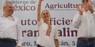 El programa, anunciado el viernes por la mandataria mexicana, contempla una inversión de 83.760 millones de pesos mexicanos. Foto La Hora: EFE.