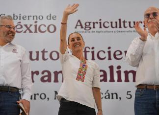 El programa, anunciado el viernes por la mandataria mexicana, contempla una inversión de 83.760 millones de pesos mexicanos. Foto La Hora: EFE.