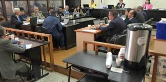 El Tribunal de Mayor Riesgo B reinicio el juicio por el caso TCQ. Foto La Hora: Fabricio Alonzo