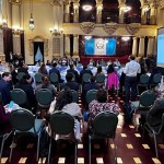 Tercera reunión extraordinaria de la CONASAN en el Palacio Nacional de la Cultura. Foto La Hora: Daniel Ramírez