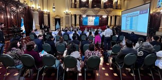 Tercera reunión extraordinaria de la CONASAN en el Palacio Nacional de la Cultura. Foto La Hora: Daniel Ramírez