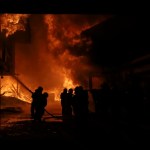 Voraz incendio consumió negocio en bulevar Los Próceres