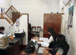 MP realizó un allanamiento en Panajachel. Foto La Hora: MP