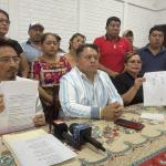 Los comerciantes del mercado La Terminal ofrecieron una conferencia de prensa para detallar las razones para frenar los bloqueos convocados para el lunes 28 de abril.