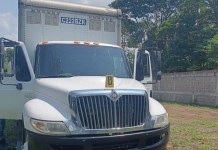 PNC recupera dos camiones robados con productos de supermercado en un predio de Escuintla camión robado PNC