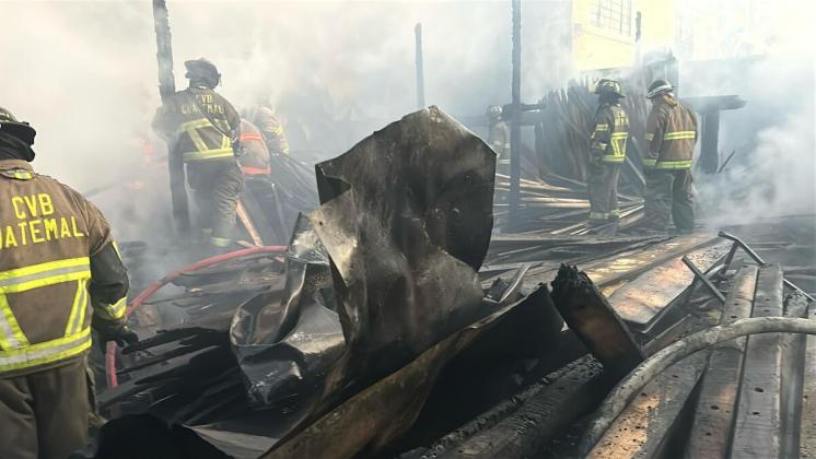 incendio bulevar Los Próceres