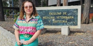 Jazzel Zea es electa representante ante el CSU de la Usac por el CMVZ. Foto La Hora: Jazzel Zea.