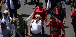 Joviel Acevedo aseguró que Arévalo le declaró la guerra al STEG. Foto La Hora: José Orozco