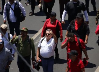 Joviel Acevedo aseguró que Arévalo le declaró la guerra al STEG. Foto La Hora: José Orozco