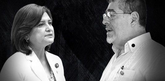 Karin Herrera no redujo su salario pese al anuncio de Bernardo Arévalo. Diseño La Hora: Alejandro Ramírez.
