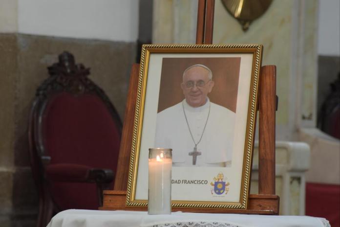 La Conferencia Episcopal de Guatemala se pronunció por la muerte del Papa Francisco. Foto La Hora: José Orozco.