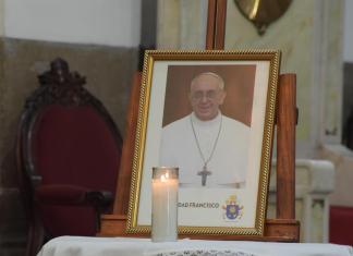 La Conferencia Episcopal de Guatemala se pronunció por la muerte del Papa Francisco. Foto La Hora: José Orozco.