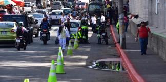 Los alrededores del Hospital Roosevelt fueron limpiados. Foto La Hora: Daniel Ramírez.