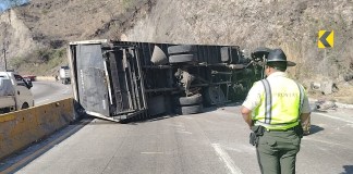 Provial registró un accidente vial en la ruta al Atlántico. Foto La Hora: Provial.