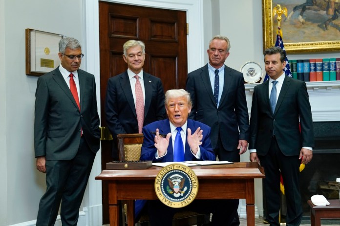 Imagen de archivo del presidente de Estados Unidos, Donald Trump. Foto La Hora: EFE
