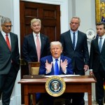 Imagen de archivo del presidente de Estados Unidos, Donald Trump. Foto La Hora: EFE