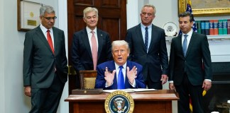 Imagen de archivo del presidente de Estados Unidos, Donald Trump. Foto La Hora: EFE