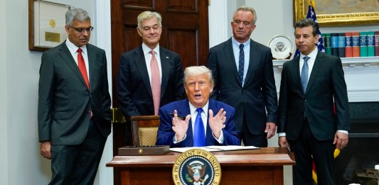 Imagen de archivo del presidente de Estados Unidos, Donald Trump. Foto La Hora: EFE